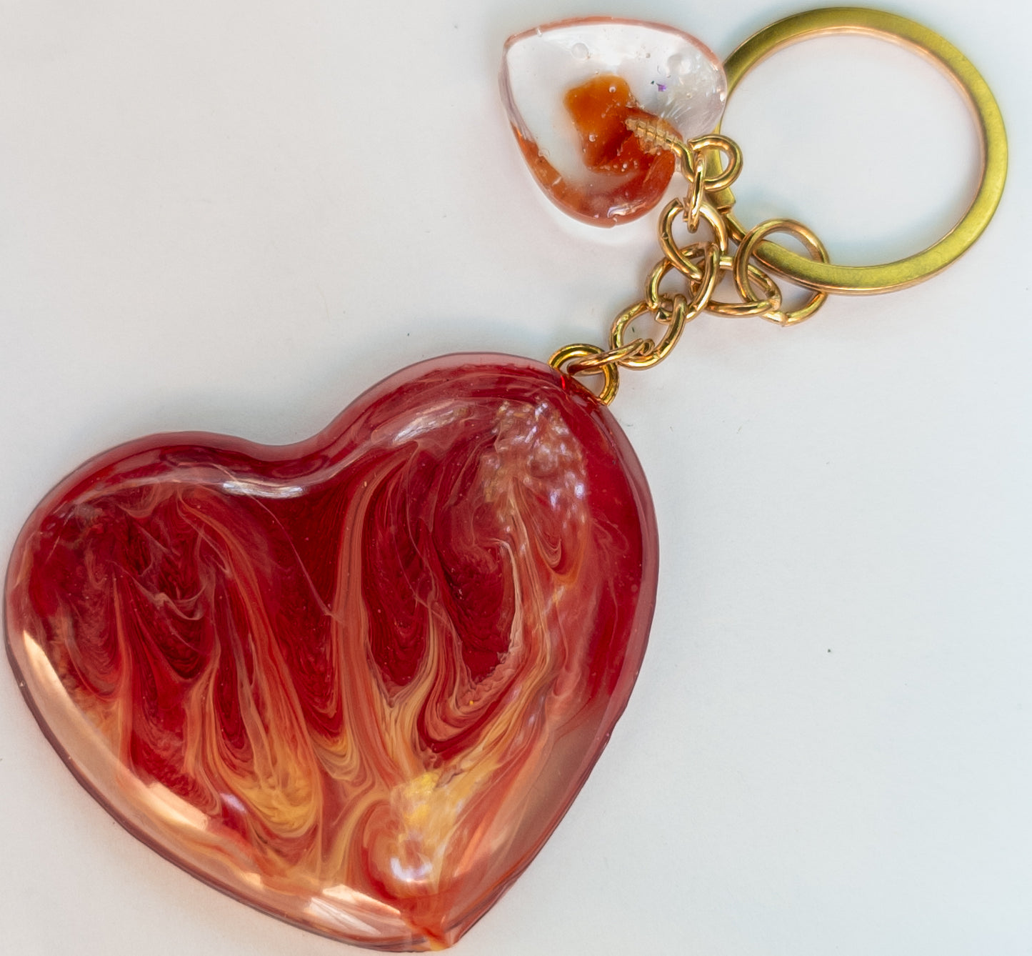Flaming Love Keychain #37